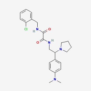 N1-(2-chlorobenzyl)-N2-(2-(4-(dimethylamino)phenyl)-2-(pyrrolidin-1-yl)ethyl)oxalamide