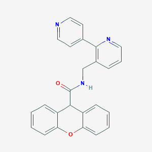 molecular formula C25H19N3O2 B2925955 N-([2,4'-bipyridin]-3-ylmethyl)-9H-xanthene-9-carboxamide CAS No. 2034432-54-5