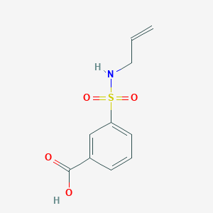 molecular formula C10H11NO4S B2925962 3-[(Prop-2-en-1-yl)sulfamoyl]benzoic acid CAS No. 500292-31-9