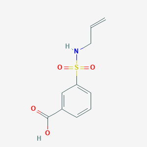 molecular formula C10H11NO4S B2925962 3-[(丙-2-烯-1-基)磺酰胺基]苯甲酸 CAS No. 500292-31-9