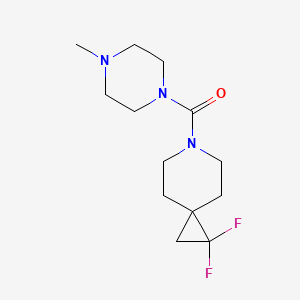 (1,1-Difluoro-6-azaspiro[2.5]octan-6-yl)(4-methylpiperazin-1-yl)methanone