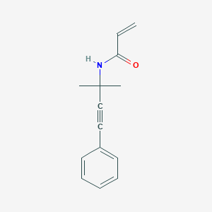 N-(2-Methyl-4-phenylbut-3-yn-2-yl)prop-2-enamide