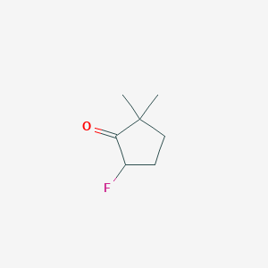 5-Fluoro-2,2-dimethylcyclopentan-1-one