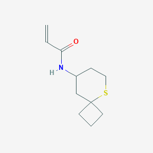 molecular formula C11H17NOS B2926065 N-(5-Thiaspiro[3.5]nonan-8-yl)prop-2-enamide CAS No. 2224418-66-8