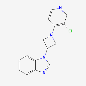 1-[1-(3-Chloropyridin-4-yl)azetidin-3-yl]benzimidazole