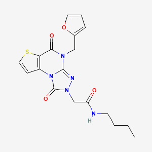 4-({4-Chloro-3-[(4-phenylpiperazin-1-yl)carbonyl]phenyl}sulfonyl)thiomorpholine