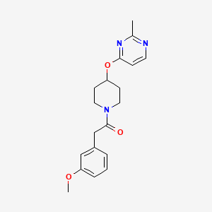 2-(3-Methoxyphenyl)-1-(4-((2-methylpyrimidin-4-yl)oxy)piperidin-1-yl)ethanone