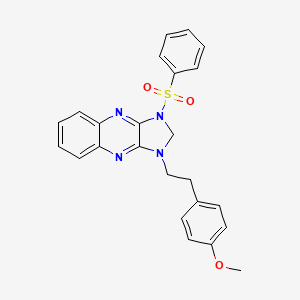 1-(4-methoxyphenethyl)-3-(phenylsulfonyl)-2,3-dihydro-1H-imidazo[4,5-b]quinoxaline