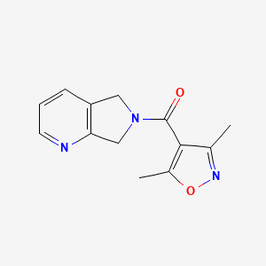 (3,5-dimethylisoxazol-4-yl)(5H-pyrrolo[3,4-b]pyridin-6(7H)-yl)methanone