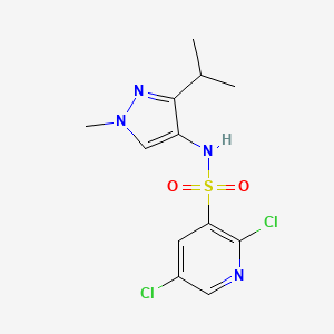 2,5-dichloro-N-[1-methyl-3-(propan-2-yl)-1H-pyrazol-4-yl]pyridine-3-sulfonamide