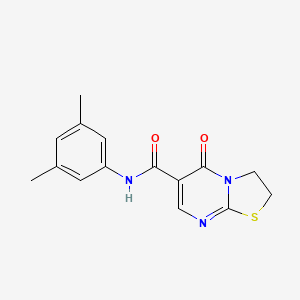 N-(3,5-dimethylphenyl)-5-oxo-3,5-dihydro-2H-thiazolo[3,2-a]pyrimidine-6-carboxamide