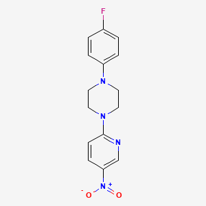 1-(4-Fluorophenyl)-4-(5-nitropyridin-2-yl)piperazine