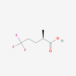 (2R)-5,5,5-Trifluoro-2-methylpentanoic acid