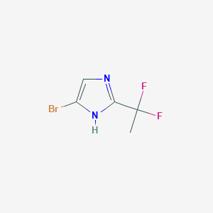 5-Bromo-2-(1,1-difluoroethyl)-1H-imidazole