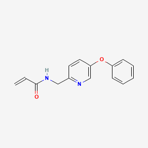 molecular formula C15H14N2O2 B2926189 N-[(5-Phenoxypyridin-2-yl)methyl]prop-2-enamide CAS No. 2305475-82-3