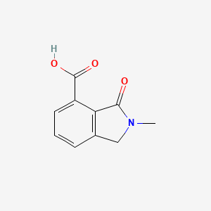 molecular formula C10H9NO3 B2926219 2-Methyl-3-oxoisoindoline-4-carboxylic acid CAS No. 14262-20-5