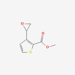 molecular formula C8H8O3S B2926221 Methyl 3-(oxiran-2-yl)thiophene-2-carboxylate CAS No. 2248398-37-8