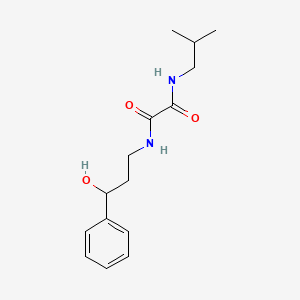 molecular formula C15H22N2O3 B2926233 N1-(3-羟基-3-苯基丙基)-N2-异丁基草酰胺 CAS No. 1396811-38-3