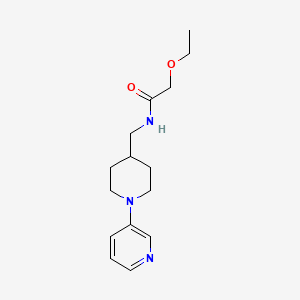 molecular formula C15H23N3O2 B2926240 2-ethoxy-N-((1-(pyridin-3-yl)piperidin-4-yl)methyl)acetamide CAS No. 2034378-37-3