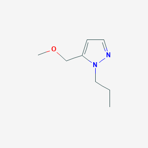 molecular formula C8H14N2O B2926244 5-(methoxymethyl)-1-propyl-1H-pyrazole CAS No. 1856044-24-0
