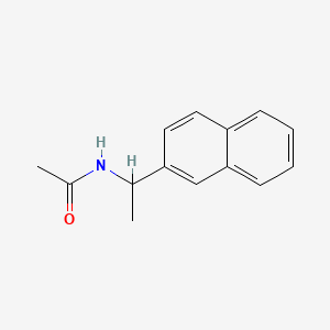 molecular formula C14H15NO B2926262 N-(1-(naphthalen-2-yl)ethyl)acetamide CAS No. 199442-03-0
