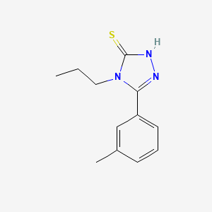 B2926323 5-(3-methylphenyl)-4-propyl-4H-1,2,4-triazole-3-thiol CAS No. 885460-02-6
