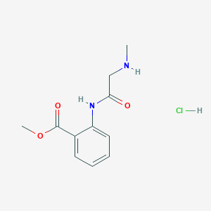 Methyl 2-[2-(methylamino)acetamido]benzoate hydrochloride
