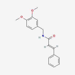 (E)-N-(3,4-dimethoxybenzyl)-3-phenyl-2-propenamide