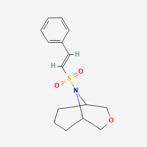(E)-9-(styrylsulfonyl)-3-oxa-9-azabicyclo[3.3.1]nonane