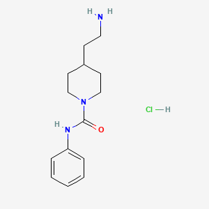 4-(2-aminoethyl)-N-phenylpiperidine-1-carboxamide hydrochloride