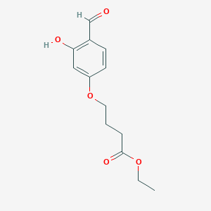 Ethyl 4-(4-formyl-3-hydroxyphenoxy)butanoate