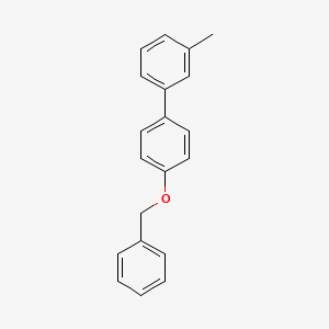 molecular formula C20H18O B2926548 4-Benzyloxy-3'-methylbiphenyl CAS No. 893737-61-6