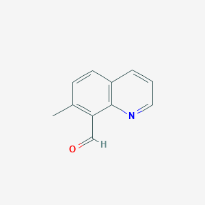 8-Quinolinecarboxaldehyde, 7-methyl-