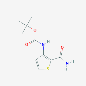 Boc-3-aminothiophene-2-carboxamide