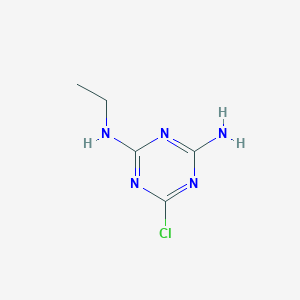 molecular formula C5H8ClN5 B029266 Deisopropylatrazine CAS No. 1007-28-9