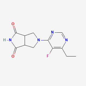 5-(6-Ethyl-5-fluoropyrimidin-4-yl)-3a,4,6,6a-tetrahydropyrrolo[3,4-c]pyrrole-1,3-dione