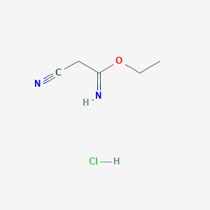 molecular formula C5H9ClN2O B2926670 Ethyl 2-cyanoacetimidate hydrochloride CAS No. 55244-11-6