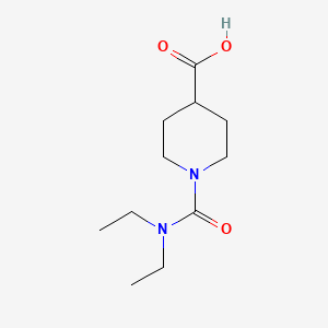 molecular formula C11H20N2O3 B2926694 1-[(Diethylamino)carbonyl]piperidine-4-carboxylic acid CAS No. 188854-42-4