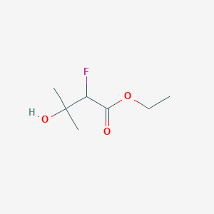 molecular formula C7H13FO3 B2926730 Ethyl 2-fluoro-3-hydroxy-3-methylbutanoate CAS No. 816-22-8