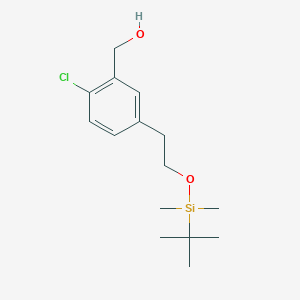 (5-(2-((tert-Butyldimethylsilyl)oxy)ethyl)-2-chlorophenyl)methanol