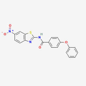 N-(6-nitrobenzo[d]thiazol-2-yl)-4-phenoxybenzamide