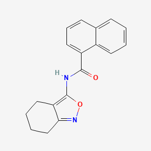 N-(4,5,6,7-tetrahydrobenzo[c]isoxazol-3-yl)-1-naphthamide