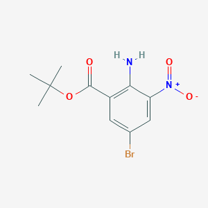 Tert-butyl 2-amino-5-bromo-3-nitrobenzoate