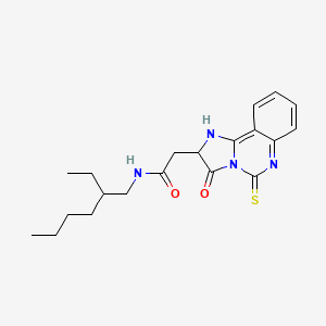 B2926941 N-(2-ethylhexyl)-2-(3-oxo-5-thioxo-2,3,5,6-tetrahydroimidazo[1,2-c]quinazolin-2-yl)acetamide CAS No. 958564-89-1