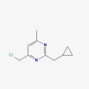 4-(Chloromethyl)-2-(cyclopropylmethyl)-6-methylpyrimidine