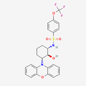 molecular formula C25H23F3N2O5S B2927005 (1S,2S,3R)-DT-061 