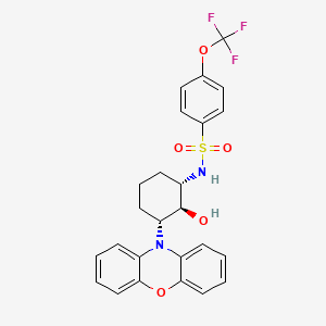 molecular formula C25H23F3N2O5S B2927005 (1S,2S,3R)-DT-061 CAS No. 1809427-20-0