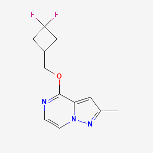 4-[(3,3-Difluorocyclobutyl)methoxy]-2-methylpyrazolo[1,5-a]pyrazine