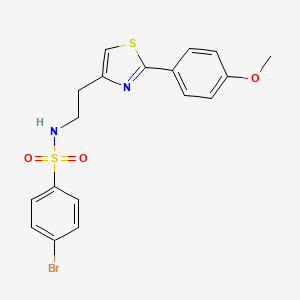 4-bromo-N-(2-(2-(4-methoxyphenyl)thiazol-4-yl)ethyl)benzenesulfonamide