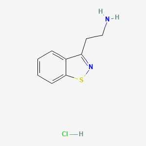 2-(1,2-Benzothiazol-3-yl)ethan-1-amine hydrochloride